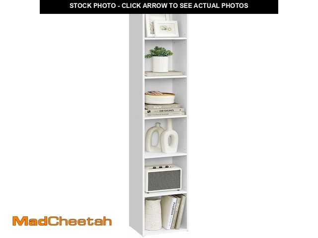 Lot 74-14349109 - VASAGLE CUSTOS Collection - Bookshelf, 6-Tier Bookcase, Book Shelf, Open Storage Shelf, 9.4 x 11.9 x...