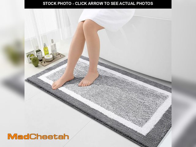 Lot 74-12330056 - OLANLY Bathroom Rugs 44x24, Extra Soft and Absorbent Microfiber Bath Mat, Non-Slip, Machine Washable...