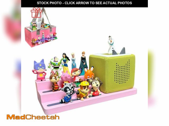 Lot 74-13720804 - UGQIN Tonie Shelf Come with Carrying Case, 3 Tiered Magnetic Display Shelf,Tonie Figure Holder Tonie...