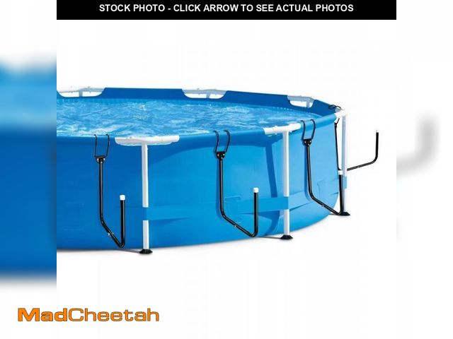 Lot 74-12442481 - Solar Cover Holder for Above Ground Pool, Adjustable Solar Saddle Pool Cover Hook Designed for Steel...