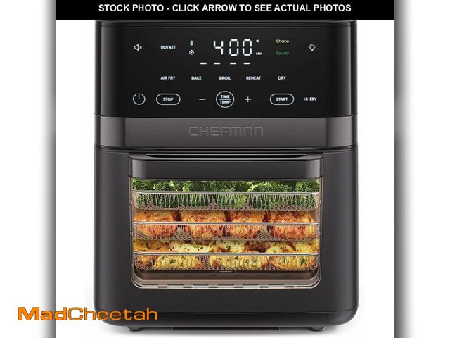Lot 74-14591059 - Chefman Air Fryer 6-in-1, XL 14-Quart Multifunctional Airfryer with Touchscreen Controls, Rotisserie...