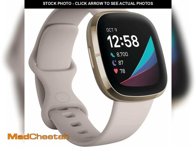 Lot 74-14380421 - Fitbit Sense Health &amp; Fitness Smartwatch W/GPS, Bluetooth Call/Text, Heart Rate SpO2, ECG, Skin ...