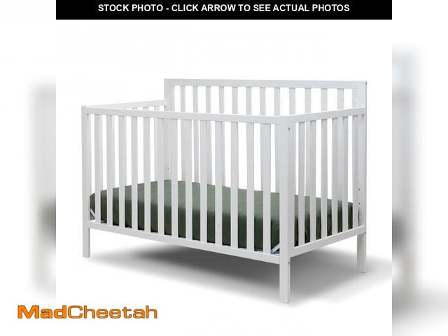 Lot 74-12300867 - Sorelle Essex Euro 4-in-1 Convertible Crib &amp; Changer Ã¢â¬â Nursery Furniture Set, Wooden Baby...