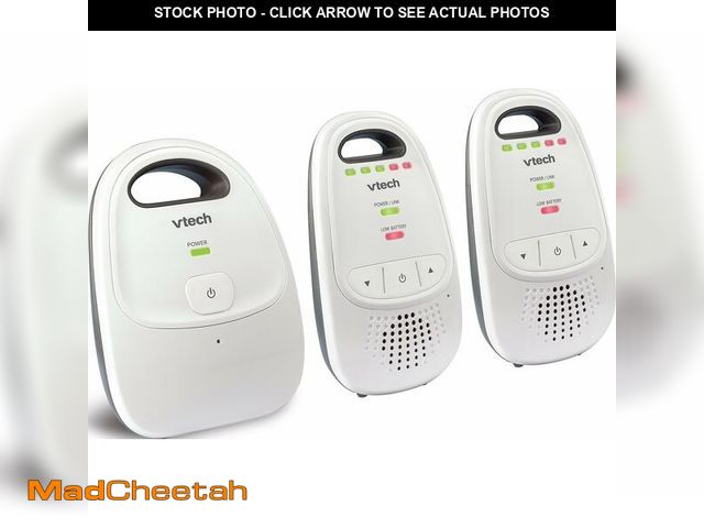 Lot 74-14386583 - VTech Upgraded Baby Monitor with Rechargeable Battery, Long Range, Crystal-Clear Sound, and Alerts -...