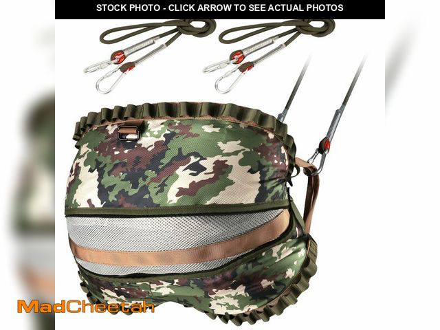 Lot 74-12716616 - RiteAim Hunting Saddle, Tree Saddle Hunting Kit, Hammock Lightweight Hunting Saddle with 2 Climbing ...