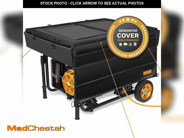 Lot 74-12713100 - IGAN Generator Covers While Running Pro-Max for most 3500w-12000w Generators - Ultra Heavy Duty Gene...