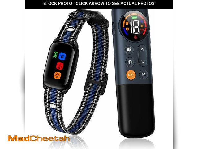 Lot 74-14355059 - No Shock Dog Training Collar Vibrating Dog Collar with Remote 3300ft, Beep and Vibration Collar for ...