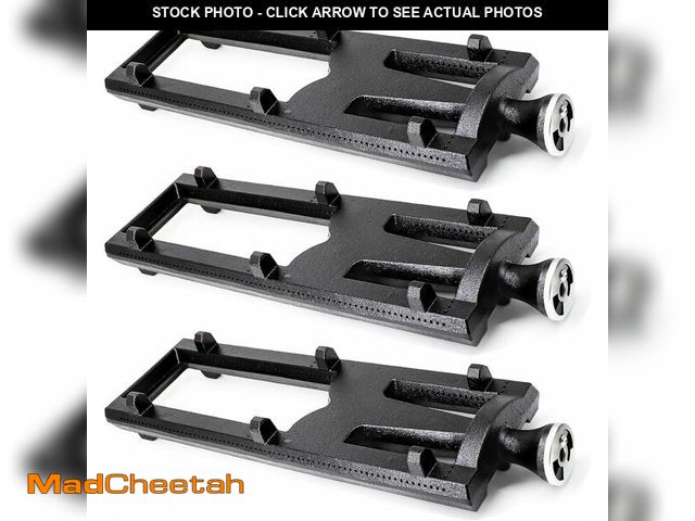 Lot 74-13040084 - Dongftai CB360A (3-Pack) 20.5" Cast Iron Burner Replacement for DCS 36, 36 Series, 36ABQ, 36ABQAR, 3...