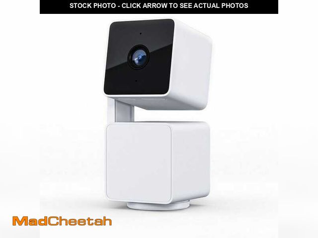 Lot 74-12691895 - *DIRTY* Wyze Pan v3 Wired Indoor/Outdoor 1080P HD Home Security Camera with Privacy Mode *DIRTY*  - ...