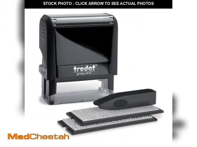Lot 74-12314353 - Trodat Printy 4912 Self Inking Do it Yourself (DIY) 4 line Personalized Custom Message or Address St...