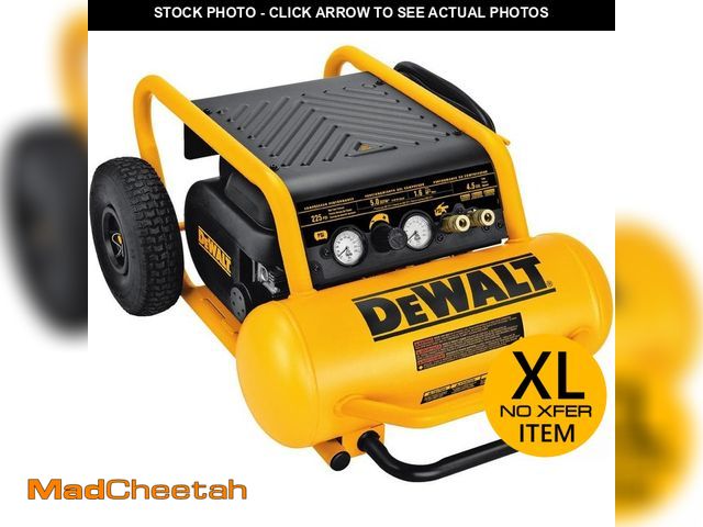 Lot 74-13691607 - *DIRTY/SCRATCHED/MISSING KNOB* DEWALT 4.5 Gal. Portable Electric Air Compressor 225 PSI *DIRTY/SCRAT...