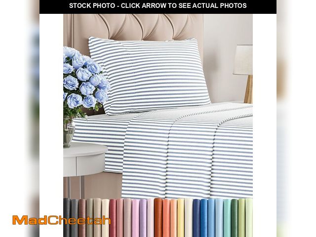Lot 74-14273412 - Twin Size 3 Piece Sheet Set - Comfy Breathable &amp; Cooling Sheets - Hotel Luxury Bed Sheets for Wo...