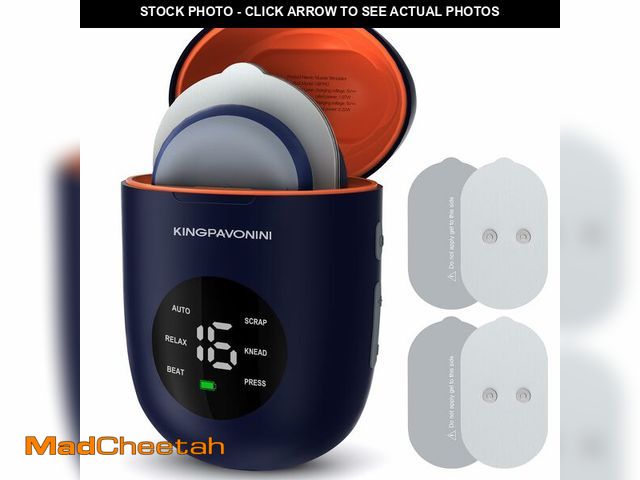 Lot 74-12878273 - KingPavonini Wireless TENS Unit, Muscle Stimulator for Pain Relief, Portable Rechargable TENS EMS Ma...