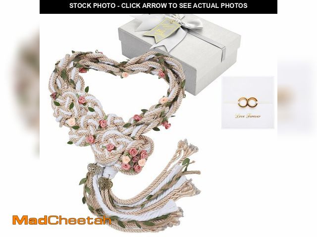 Lot 74-14301576 - ReliThick Wedding Lasso Handfasting Cord for Wedding Ceremony Rustic Lasso Lazos Cord Traditional Ca...