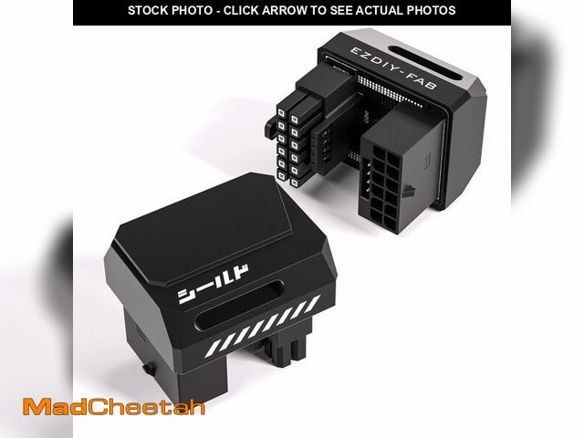 Lot 74-12971883 - EZDIY-FAB PCIe 5.1 Adapter - 600W 12+4pin, 16pin 12VHPWR GPU Power Connector, 12V-2x6 GPU Adapter,18...