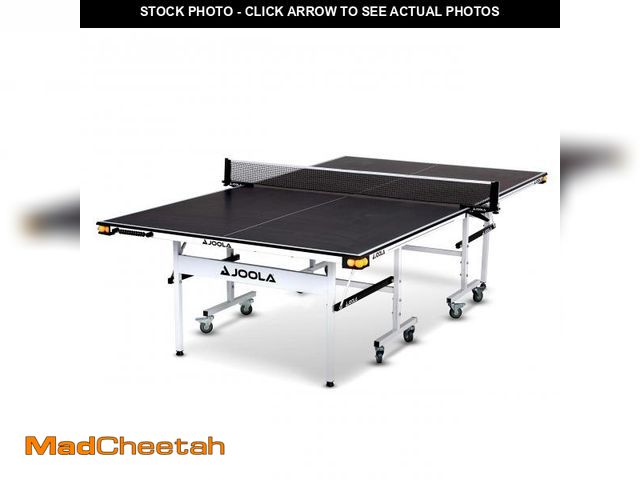 Lot 74-12132815 - JOOLA Rally TL Professional MDF Indoor Ping Pong Table w/ Quick Clamp Table Tennis Net &amp; Post Se...