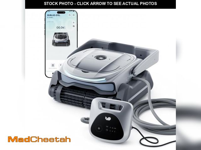 Lot 74-12132135 - BUBLUE Bubot 800P Robotic Pool Cleaner, Pool Vacuum with Superior Suction, Smart Navigation, APP Con...