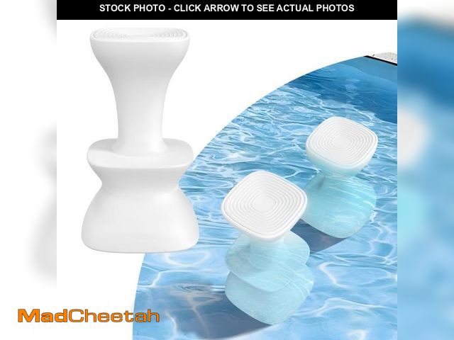 Lot 74-12255929 - OceanaFlow 30" Pool stools for Underwater,Pre-Weighted Pool Stool with Adjustable Feet,Bar Seating N...