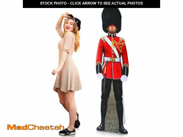 Lot 74-12709819 - Beeveer 6 ft British Royal Guard Cardboard Stand-up Cutout Life-Size Standee Standup Britain London ...