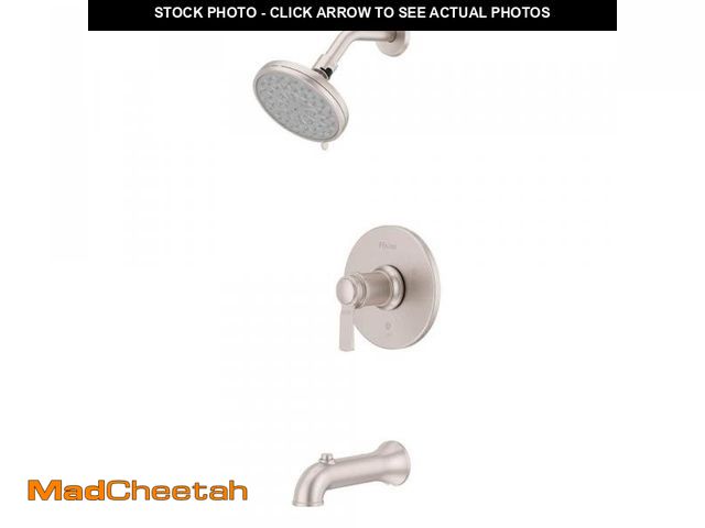 Lot 74-14606003 - Pfister Briscoe Single Handle 1-Spray Tub and Shower Faucet 1.75 GPM in. Spot Defense Stainless Stee...