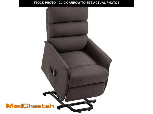 Lot 74-14242271 - Brown Linen Recliner - UNUSED