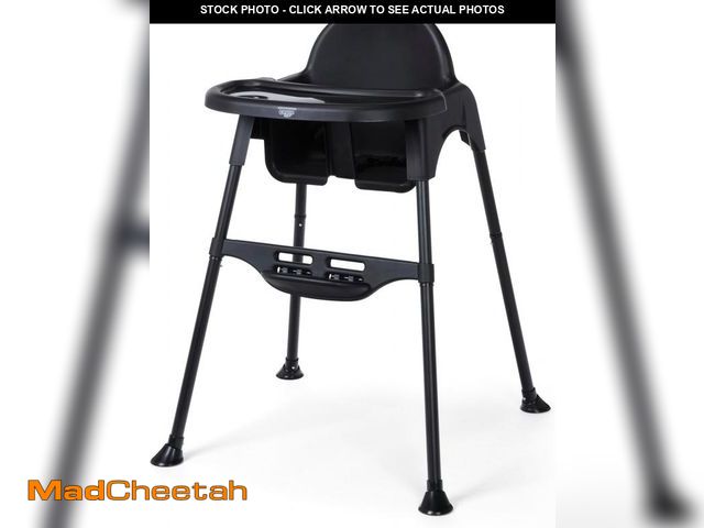 Lot 74-12510037 - Cosco Kids Canteen High Chair Lightweight Portable Baby Feeding Chair with Adjustable Tray, Easy to ...