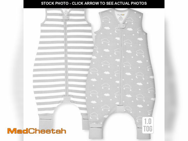 Lot 74-14299500 - Mama Cheetah Toddler Sleep Sack with Feet in 1.0 TOG Organic Cotton for Boys and Girls, Baby Sleep B...