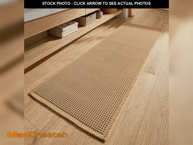 Lot 74-14270137 - MIULEE Waffle Bathroom Runner Rugs, Super Absorbent Non Slip Bath Rug, Upgraded Soft Quick Dry Washa...