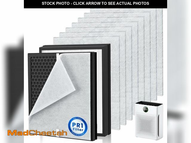 Lot 74-14329905 - 2 Pack PR1 Replacement Filter for Mooka PR1 Air Purifier,H13 True HEPA Filter for Home Large Room up...