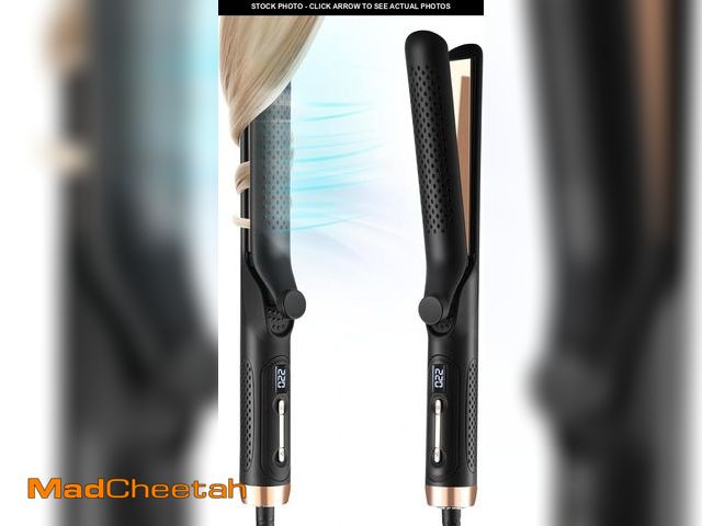 Lot 74-11551196 - Hofiwi 360degree Airflow Styler - Professional 2-in-1 Curling Iron and Straightener with Ionic Airfl...