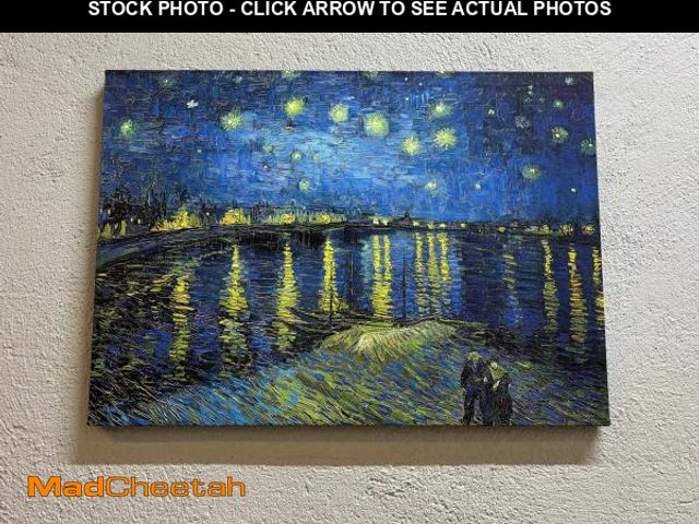 Lot 74-12527375 - Reproduction Artwork, Starry Night Over The Rhone Poster, The Rhone Poster, Starry Night Over The Rh...