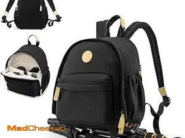 Lot 74-12126591 - Cwatcun Camera Backpack Bag Small for Women,Fashion DSLR Camera Bag with Tripod Strap Laptop Compart...