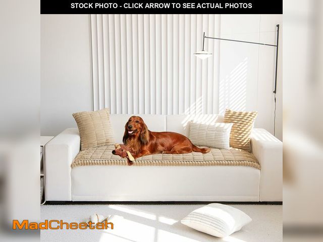 Lot 74-12703666 - Mitid Sofa Cover Fuzzy Couch Cover for Pet, Couch Covers for Dogs Washable Non-Slip Sofa Slipcover C...