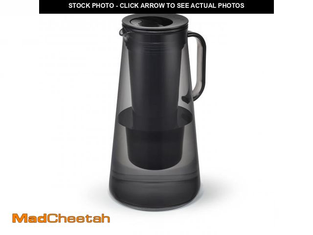 Lot 74-11552767 - LifeStraw Home ? Water Filter Pitcher, 7-Cup, Obsidian, BPA Free Designed for Everyday Protection Ag...