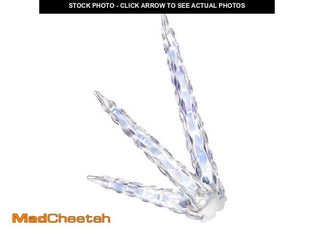 Lot 74-12854584 - Home Accents Holiday 8 Blue and White Motion LED Icicle Lights - USED