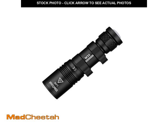 Lot 74-13631792 - Weltool W35IRH Tactical Helmet Light, Adjustable Infrared Flashlight, Battery Powered, Black - USED