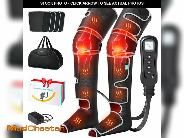 Lot 74-13621780 - ALLJOY Leg Massager for Circulation and Pain Relief FSA, Gifts for Men Women Dad Mom, Leg Massager w...