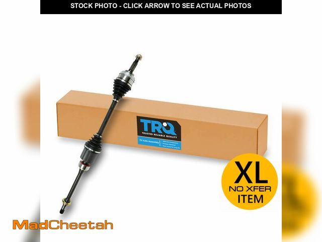 Lot 74-12694852 - TRQ Front Right CV Axle Shaft Assembly Passenger Side Neoprene Boots Compatible with 1992-2001 Toyot...