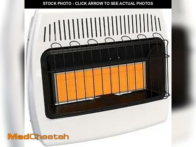 Lot 74-13835811 - Dyna-Glo BFSS30LPT-2P 30,000 BTU Liquid Propane Blue Flame Thermostatic Vent Free Wall Heater, White...