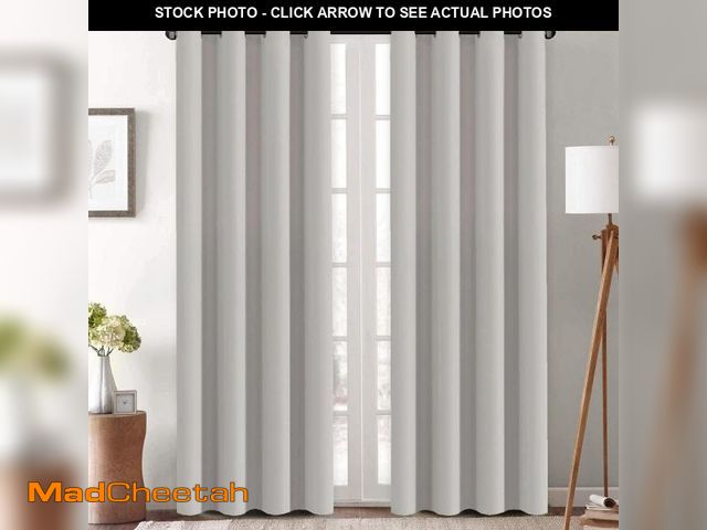 Lot 74-11550769 - H.VERSAILTEX Blackout Curtain for Living Room Thermal Insulated Window Treatment Curtain Extra Long ...