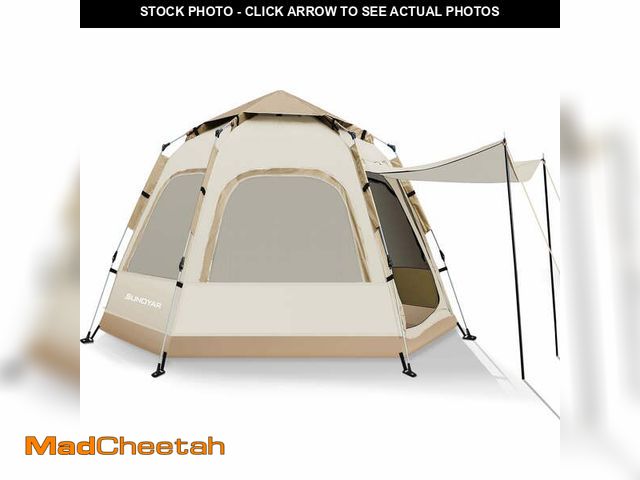 Lot 74-13765383 - SUNOYAR 4-6 Person Tent for Camping, Camping Tent with Carry Bag, Instant Tent for Outdoor/Hiking/Tr...