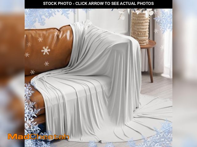 Lot 74-12440893 - PHF Reversible Double Cooling Blanket King Size, Soft Arc-Chill Q-Max&gt;0.5 Thin Summer Throw for H...