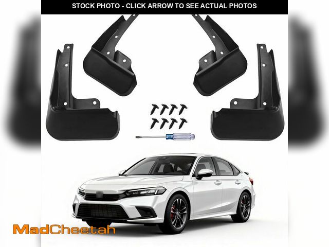 Lot 74-14383460 - No Drill Mud Flaps for 2022-2026 Honda Civic, Heavy Duty Front &amp; Rear All Weather Splash Guards ...