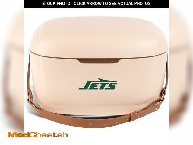 Lot 74-14599315 - The Memory Company Officially Licensed NFL Team Logo Soft Sided Cooler, New York Jets - UNUSED