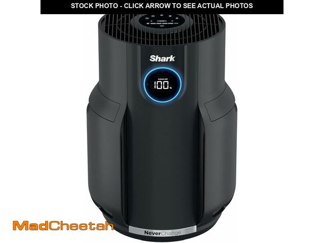 Lot 74-14358652 - (MISSING KNOB)Shark Air Purifier for Home, NeverChange, for Large Room, HEPA-Exceeding Filter, Captu...