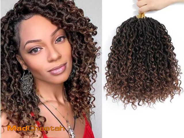 Lot 74-12125005 - SamBraid Goddess Locs Crochet Hair 10 Inch, 8 Packs New Goddess Faux Locs Crochet Hair for Black Wom...