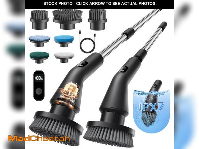Lot 74-12309228 - Leebein Electric Spin Scrubber, 2025 New Cordless Cleaning Brush Bathroom Scrubber, IPX7 Waterproof ...