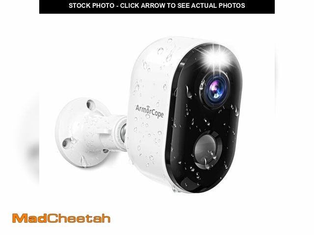 Lot 74-14431607 - Security Cameras Wireless Outdoor, Battery Powered 2k Color Night Vision, AI Motion Detection Spotli...