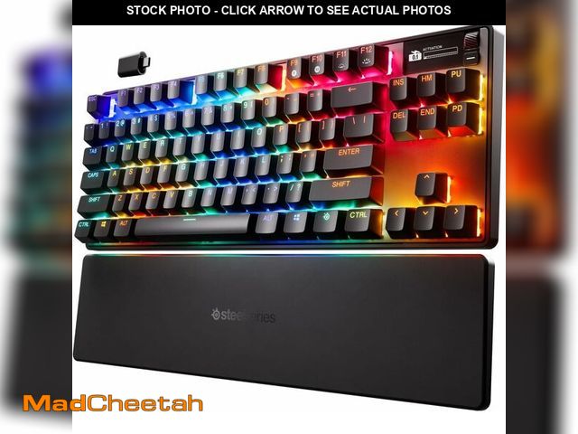 Lot 74-14591585 - SteelSeries Apex Pro TKL Gen 3 Gaming Keyboard - OmniPoint 3.0 Analog Magnetic Switches, Quickset Au...