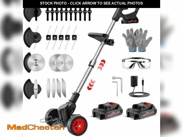 Lot 74-14369425 - Teblint 650W Electric Weed Wacker, Cordless String Trimmer, Weed Eater Grass Trimmer/Edger/Cutter wi...